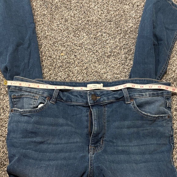 Maurices size 14 & 14 long Women's blue Jeans. 2 pairs - Picture 7 of 12